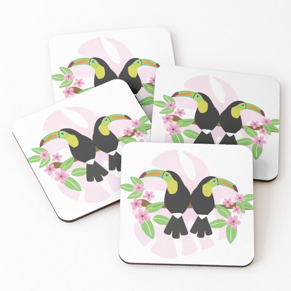 Item preview, Keel billed toucans couple designed and sold by Liselotteape.