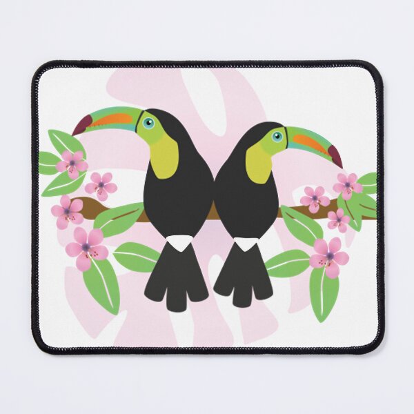 Item preview, Keel billed toucans couple designed and sold by Liselotteape.