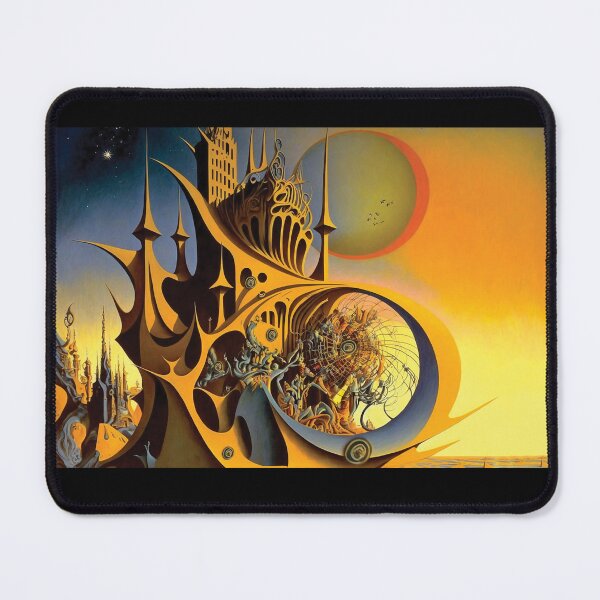 Item preview, Landscape surrealism abstract fantasy cyberpunk phantasy futurism dali designed and sold by PhiloSophyEye.