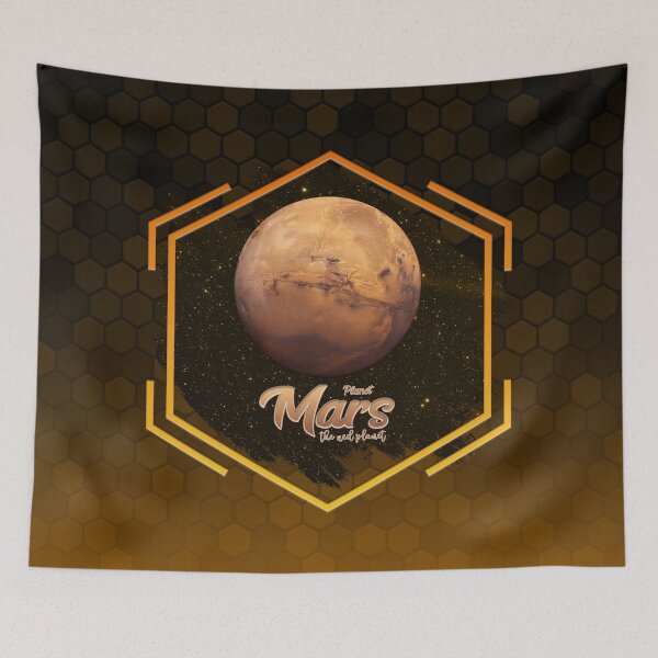 Item preview, Planet Mars Artwork for Astronomy Lovers  designed and sold by DaVinciFeather.