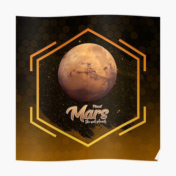 Mars Artwork for Astronomy Lovers " Poster for Sale by
