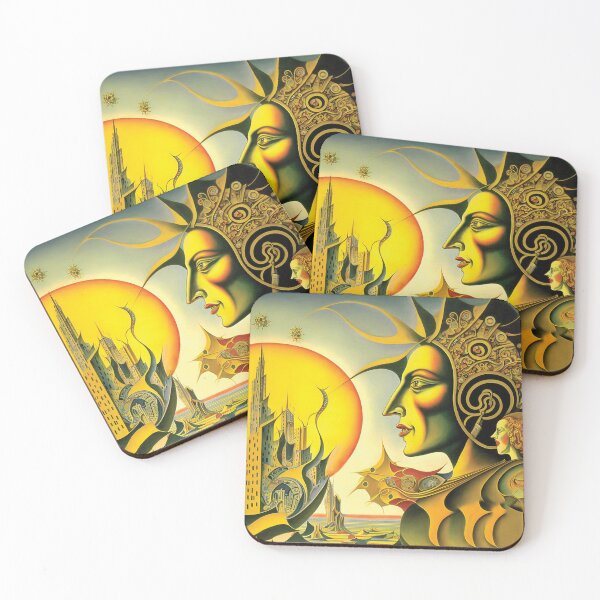 Item preview, Landscape surrealism abstract fantasy cyberpunk phantasy futurism dali designed and sold by PhiloSophyEye.