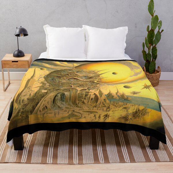 Item preview, Landscape surrealism abstract fantasy cyberpunk phantasy futurism dali designed and sold by PhiloSophyEye.