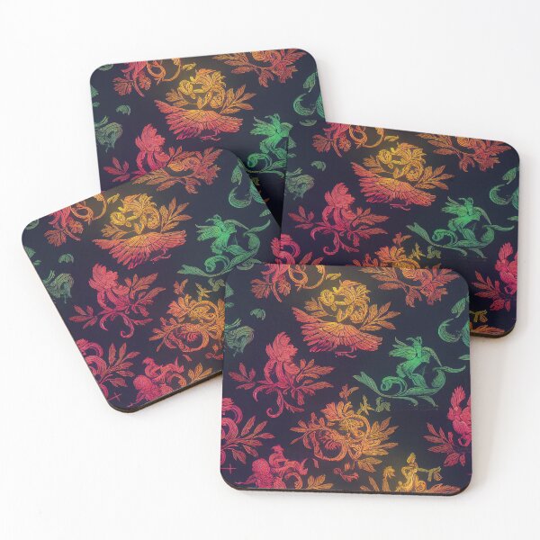 Item preview, Florally Neon Victoria #2 designed and sold by Patternifico.