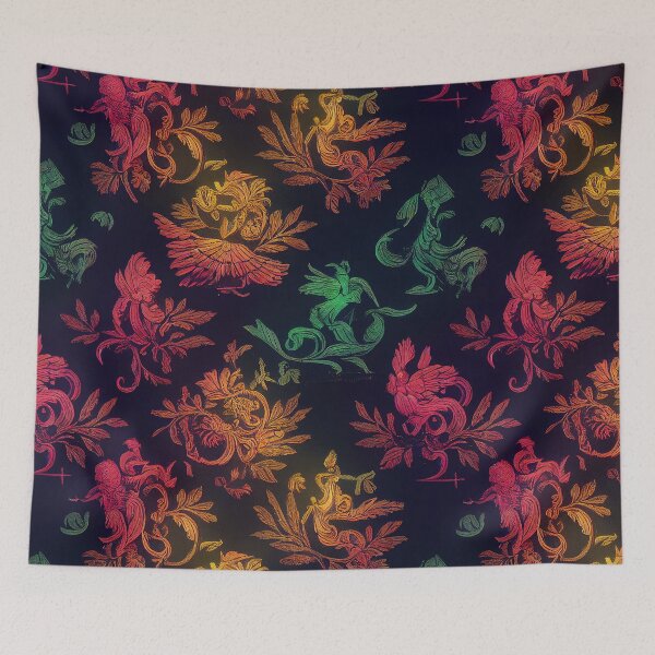 Item preview, Florally Neon Victoria #2 designed and sold by Patternifico.