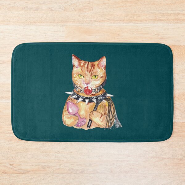 Item preview, BDSM cat Painting Wall  Watercolor   designed and sold by eremin3.