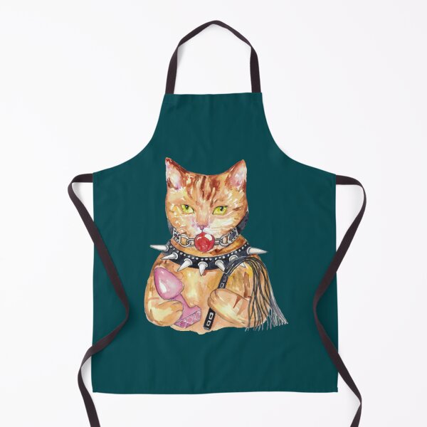 Item preview, BDSM cat Painting Wall Watercolor designed and sold by eremin3.