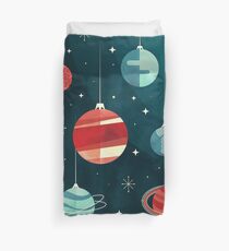 Joy to the Universe (Teal Version) Duvet Cover