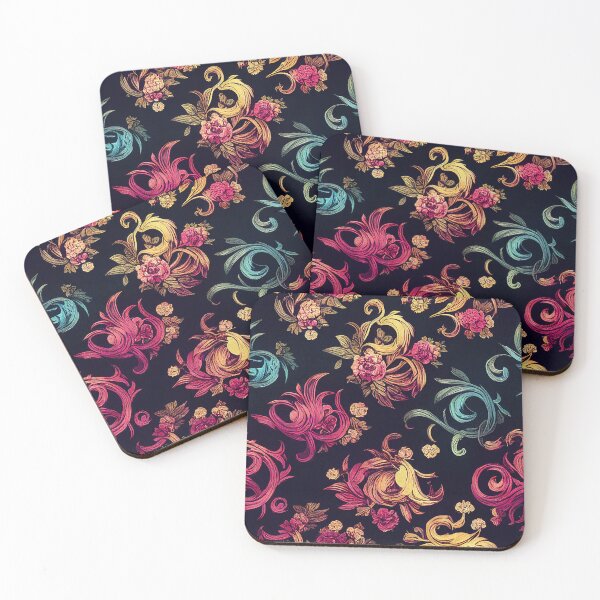 Item preview, Florally Neon Victoria #3 designed and sold by Patternifico.