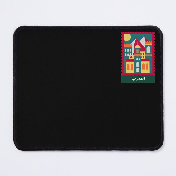 Item preview, Morocco Vintage Stamp Travel poster ( ARABIC )  designed and sold by FOSLIGHT.