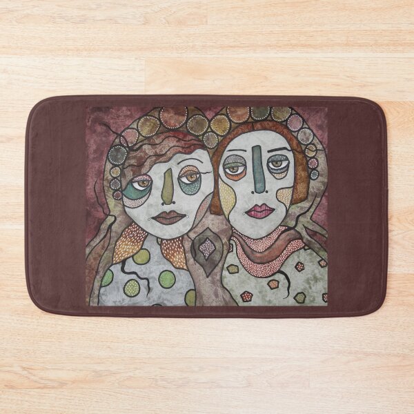 Item preview, Sisters Watercolor Portrait designed and sold by Beatrice Roberts.