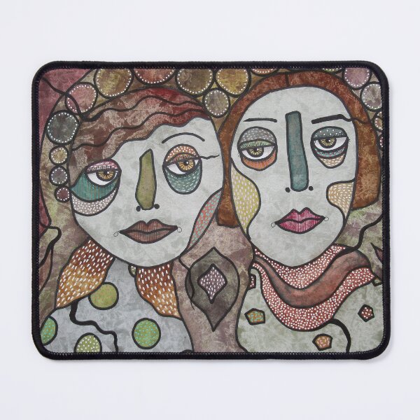 Item preview, Sisters Watercolor Portrait designed and sold by Beatrice Roberts.