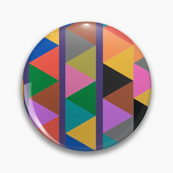 Item preview, Geometric Bright Multi Colour Pattern designed and sold by SeemDev786.