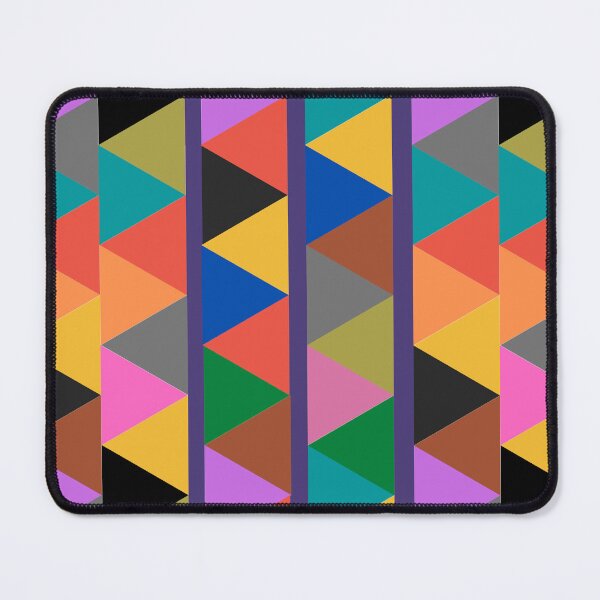 Item preview, Geometric Bright Multi Colour Pattern designed and sold by SeemDev786.