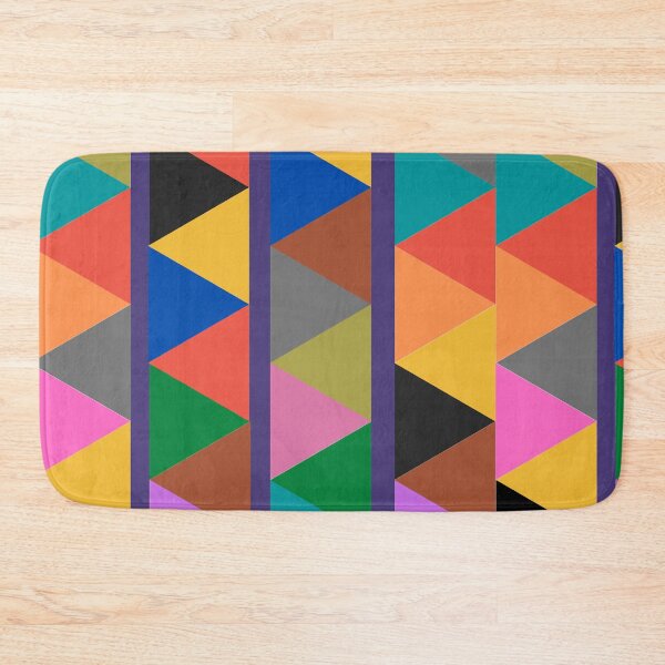 Item preview, Geometric Bright Multi Colour Pattern designed and sold by SeemDev786.