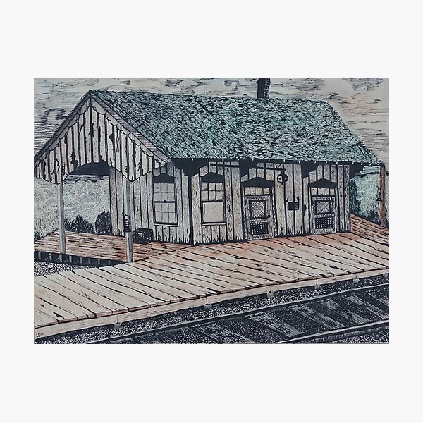 Item preview, Down at the Train Station  designed and sold by Matt Starr.