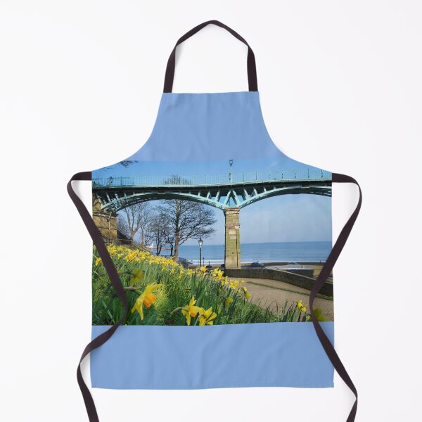 Item preview, Scarborough Cliff Bridge and Daffodils designed and sold by Alisonchambers2.