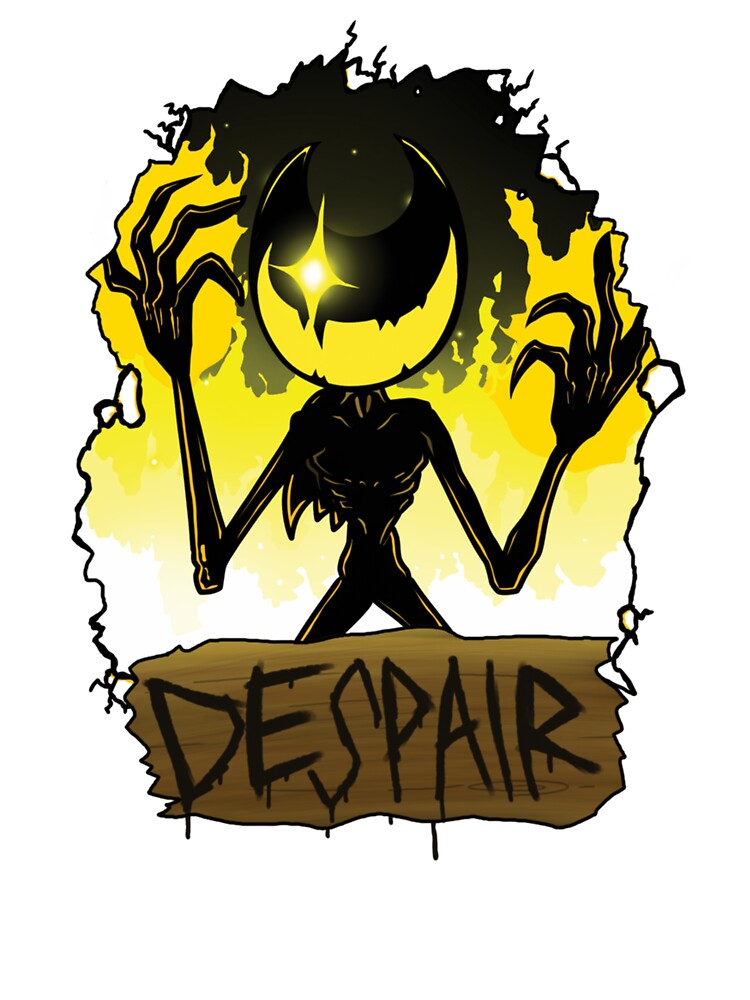 FNF INDIE CROSS - BATIM Nightmare Bendy Despair art - Bendy - Kids T-Shirt