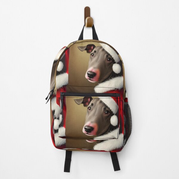 Item preview, The Miniature Bull Terrier With The Fluffy Earring designed and sold by ZenEverAI.
