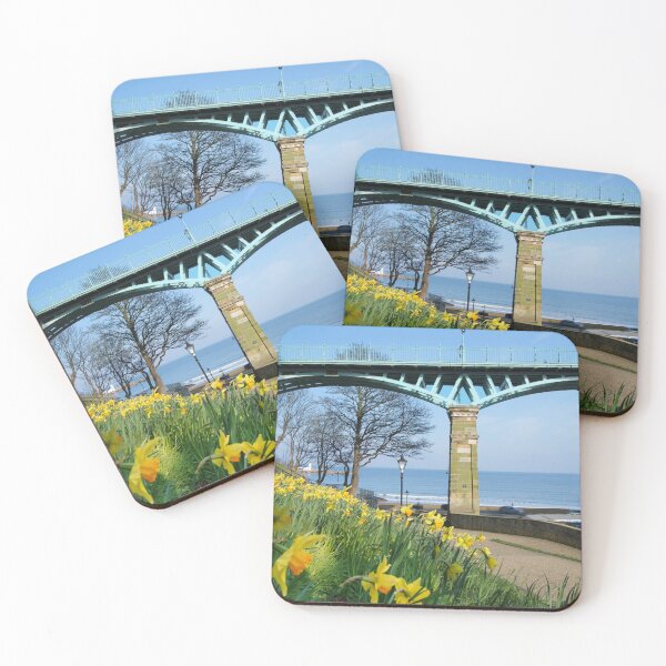 Item preview, Scarborough Cliff Bridge and Daffodils  designed and sold by Alisonchambers2.