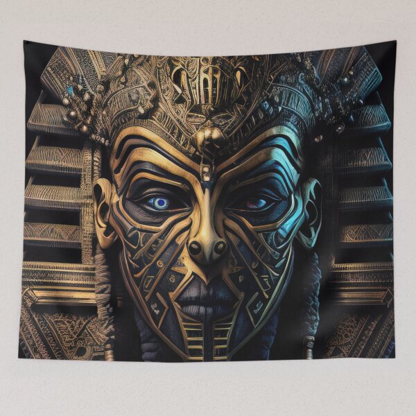 Item preview, Cyberpunk mask of the pharaoh designed and sold by RK - Shop.