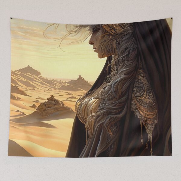 Item preview, Female desert crusader drawing designed and sold by RK - Shop.