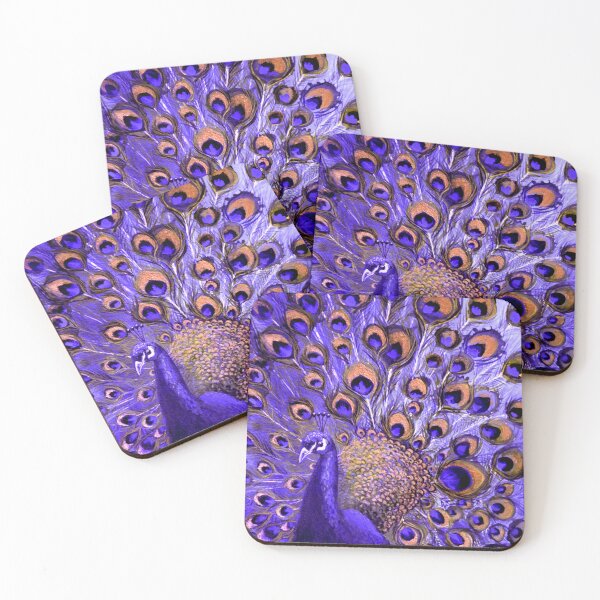 Item preview, Blue & Gold Peacock Design designed and sold by Nicola Morgan.