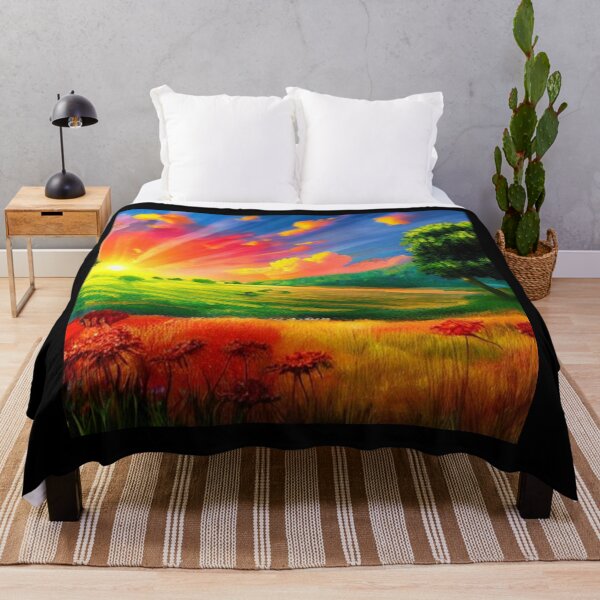 Item preview, Field of Flowers 8 - Throw Pillows and Prints.  designed and sold by ScatterHub.