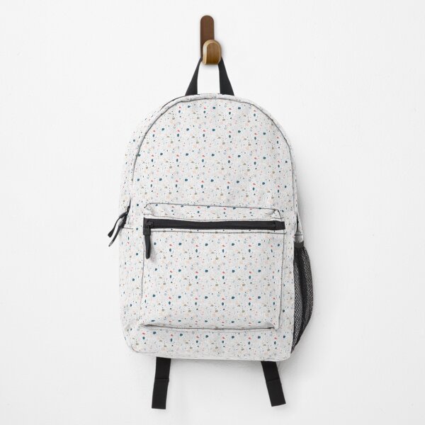 Item preview, Neutral grey and pink geometric terrazzo pattern designed and sold by Maussa Ivimas.