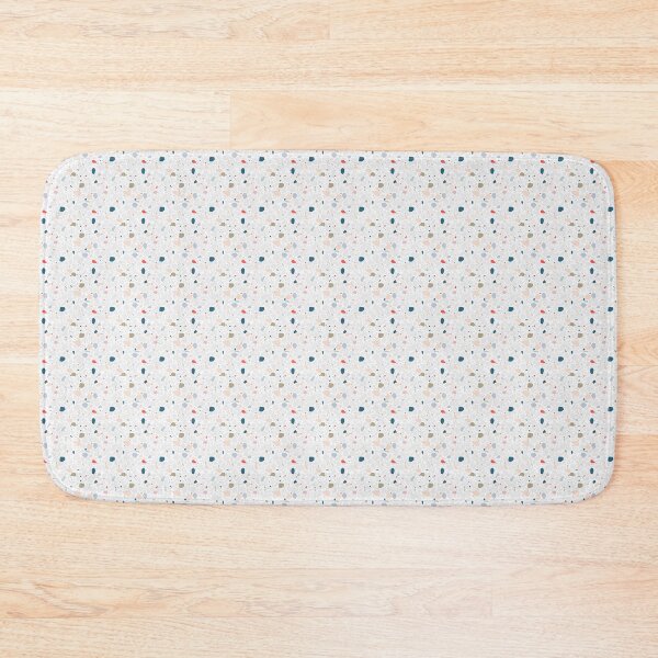 Item preview, Neutral grey and pink geometric terrazzo pattern designed and sold by Maussa Ivimas.