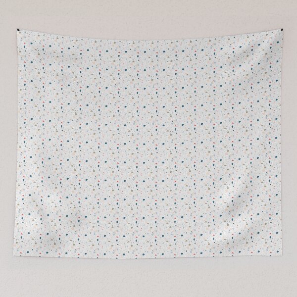 Item preview, Neutral grey and pink geometric terrazzo pattern designed and sold by Maussa Ivimas.