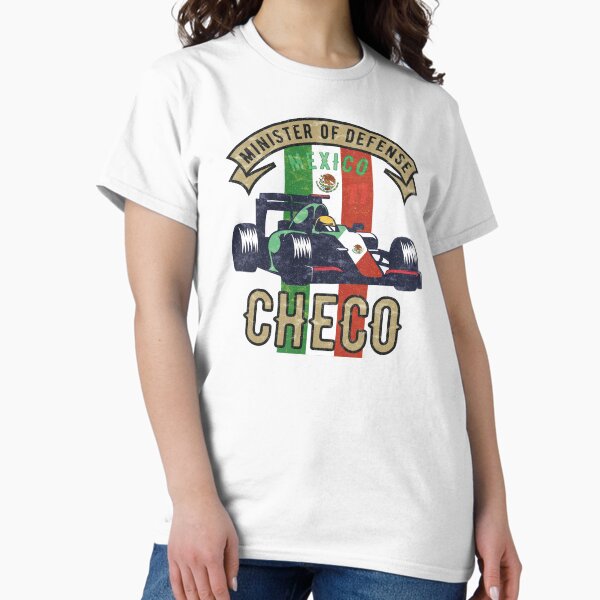 Item preview, Checo Perez Minister Of Defense Mexico Flag designed and sold by Numero14.