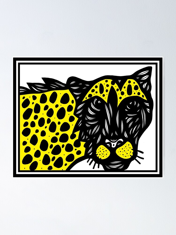 Art Print Cheetah Wall Art Graphic Print Art Wildlife Art