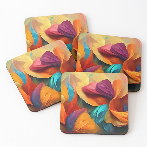 Item preview, Vibrant Abstract Floral designed and sold by Darmon-Designs.
