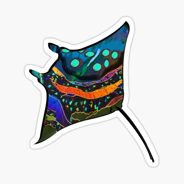 Deep Sea Ray Sticker