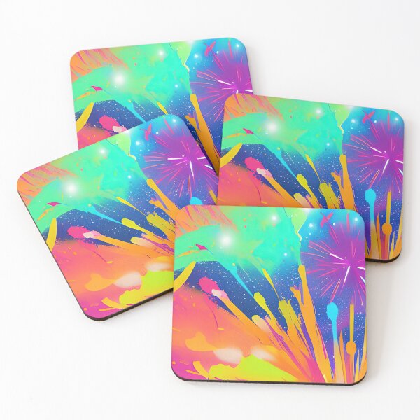 Item preview, Festive Fireworks in Splatter designed and sold by Arkneer.