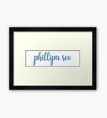 Lámina enmarcada Phillipa Soo