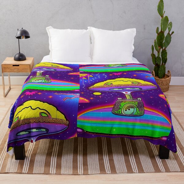 Item preview, Trippy psychedelic colorful UFO designed and sold by Neo-Expression.