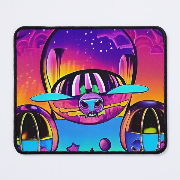 Item preview, Trippy psychedelic colorful UFO designed and sold by Neo-Expression.
