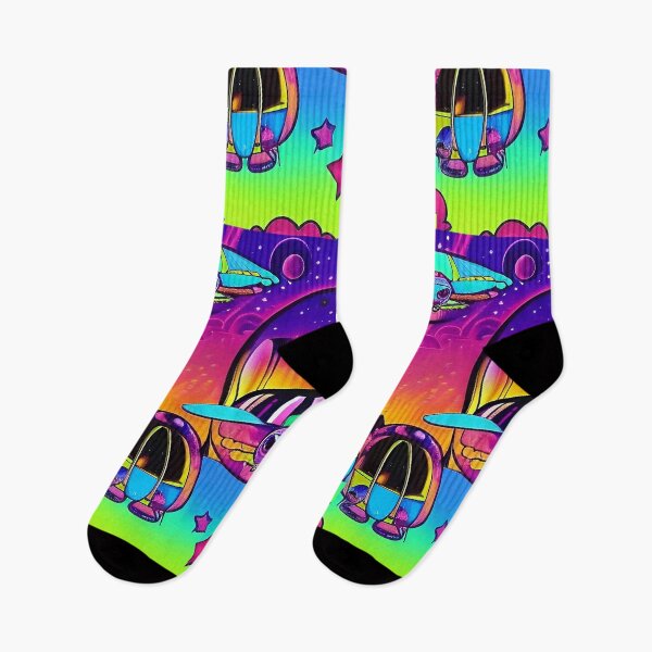 Item preview, Trippy psychedelic colorful UFO designed and sold by Neo-Expression.