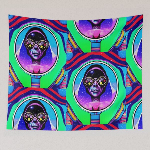 Item preview, Trippy colorful 3D alien art designed and sold by Neo-Expression.