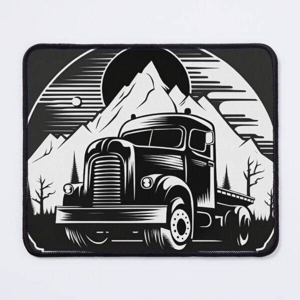 Item preview, Truck driver, Black art designed and sold by YZO-Design.