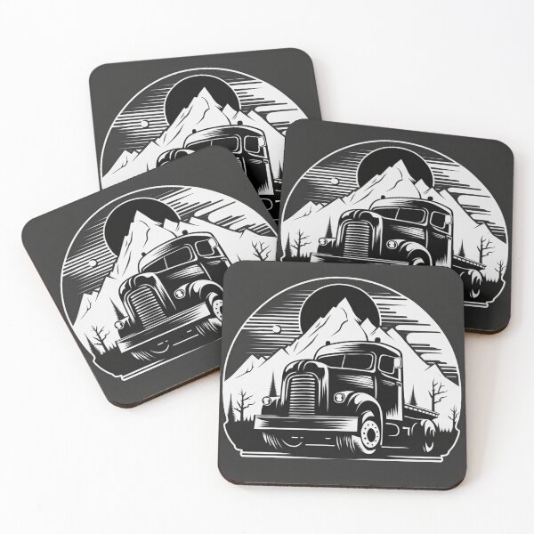 Item preview, Truck driver, Black art designed and sold by YZO-Design.