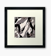 Organic No.3 Abstract #muted #redbubble #artprints #fineart Framed Art Print
