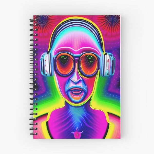 Item preview, Trippy humanoid alien art. Pop art colors designed and sold by Neo-Expression.