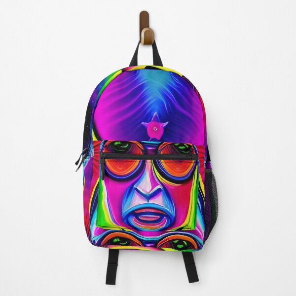 Item preview, Trippy humanoid alien art. Pop art colors designed and sold by Neo-Expression.