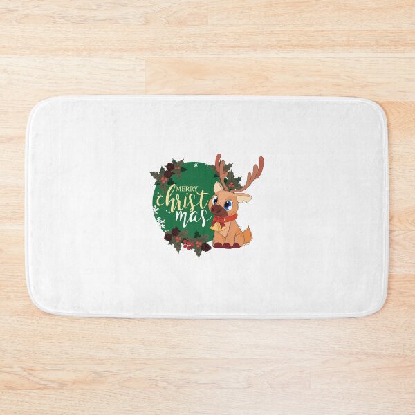 Item preview, Christmas Reindeer Vector Graphics T-shirt Design designed and sold by Cre8iveSkill.