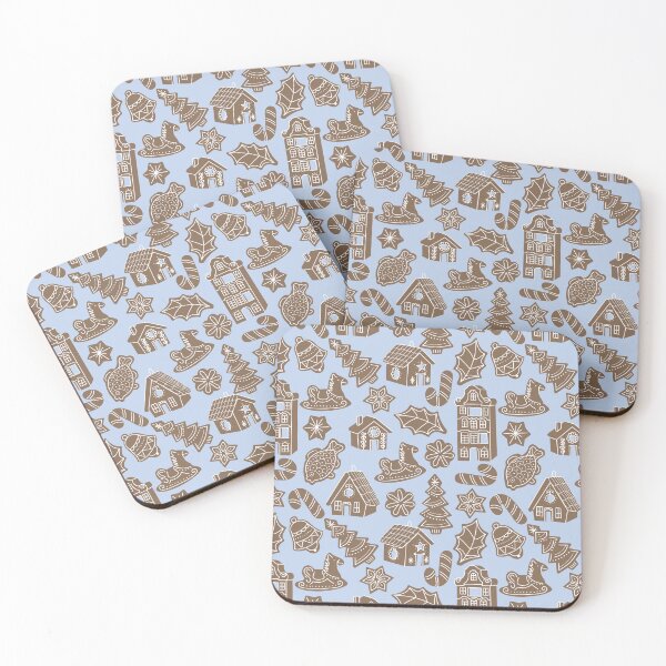 Item preview, Ginger Cookies Mix (Light Blue Background) designed and sold by LY DESIGN.