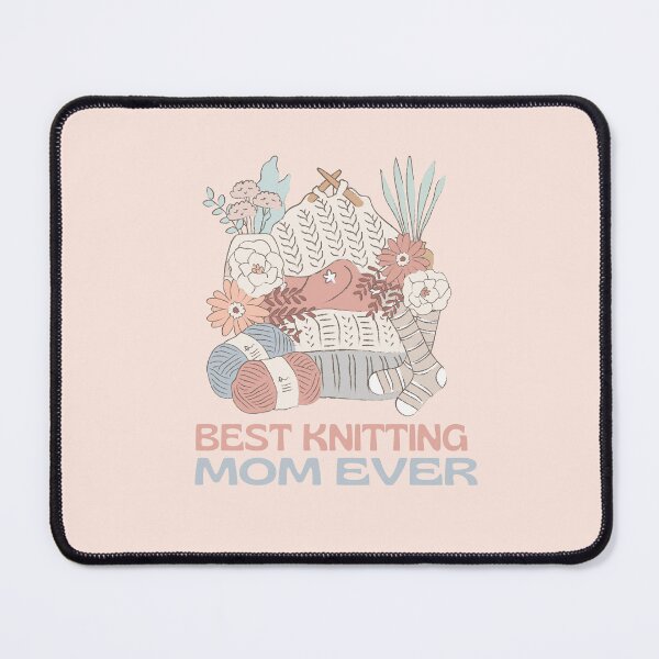 Item preview, Best Knitting Mom Ever Retro Vintage Design designed and sold by CandyDroidMerch.