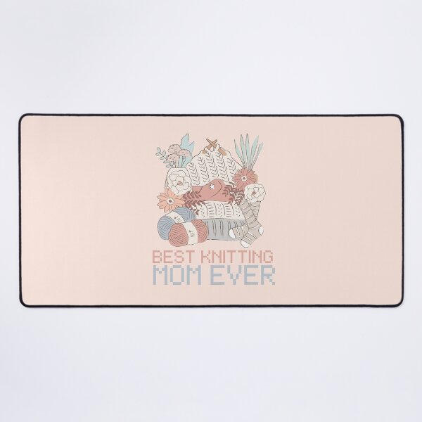 Item preview, Copy of Best Knitting Mom Ever Retro Vintage Design designed and sold by CandyDroidMerch.
